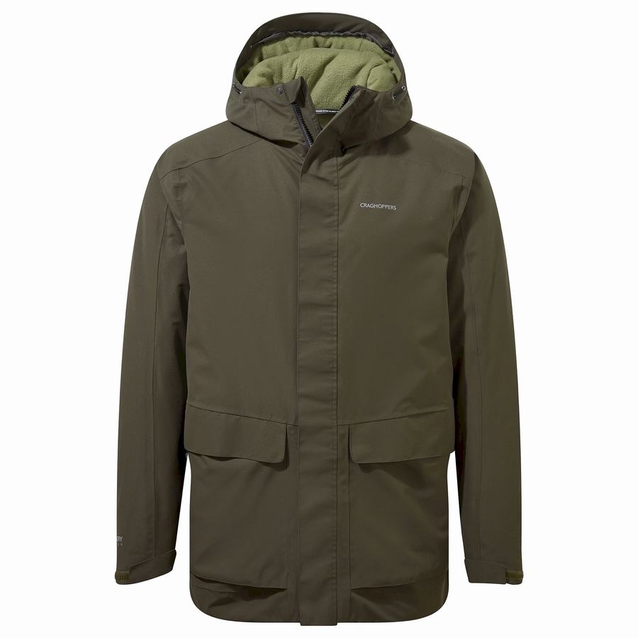 Men\'s Craghoppers Lorton Thermic Jackets Green | BQG6683RX