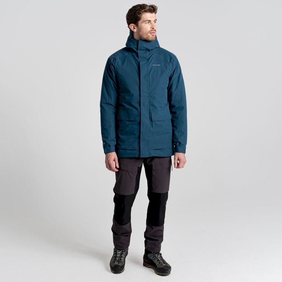 Men's Craghoppers Lorton Thermic Jackets Dark Blue | GVC1158QV