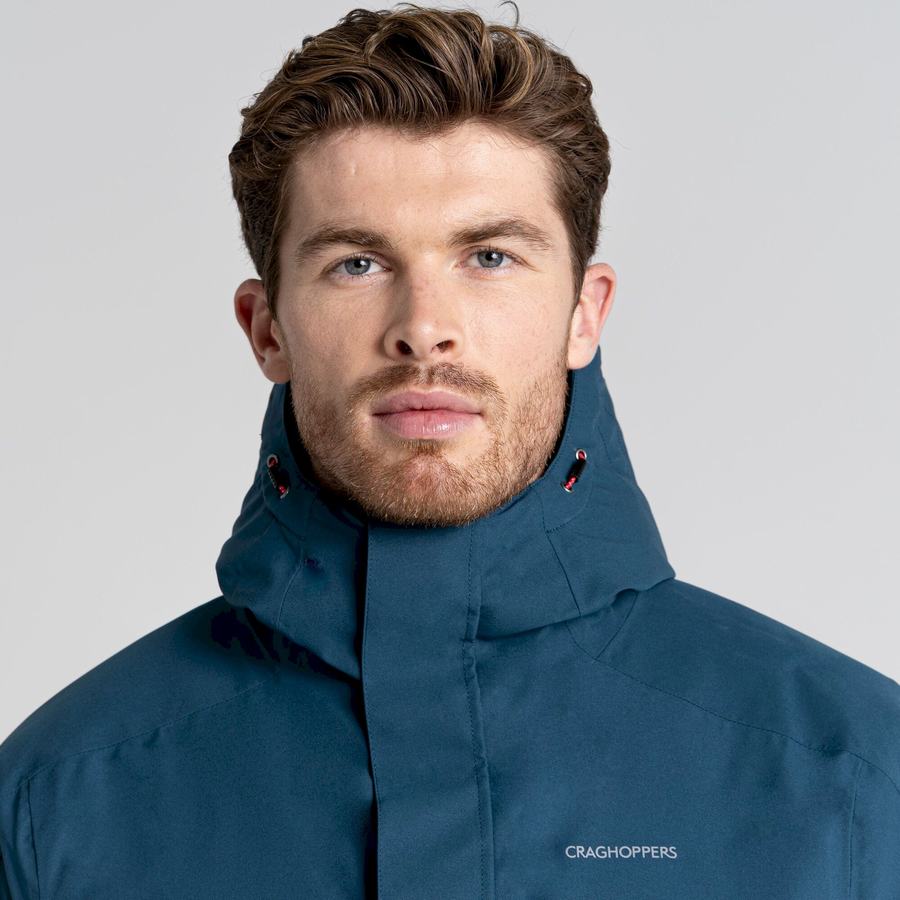 Men's Craghoppers Lorton Thermic Jackets Dark Blue | GVC1158QV