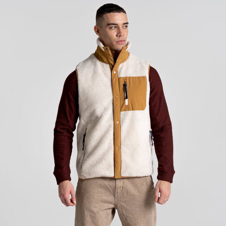 Men's Craghoppers Mercer Vest Gilets White | MTX578TP