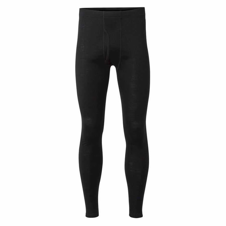 Men's Craghoppers Merino Baselayer Trousers Black | MCW7486YX