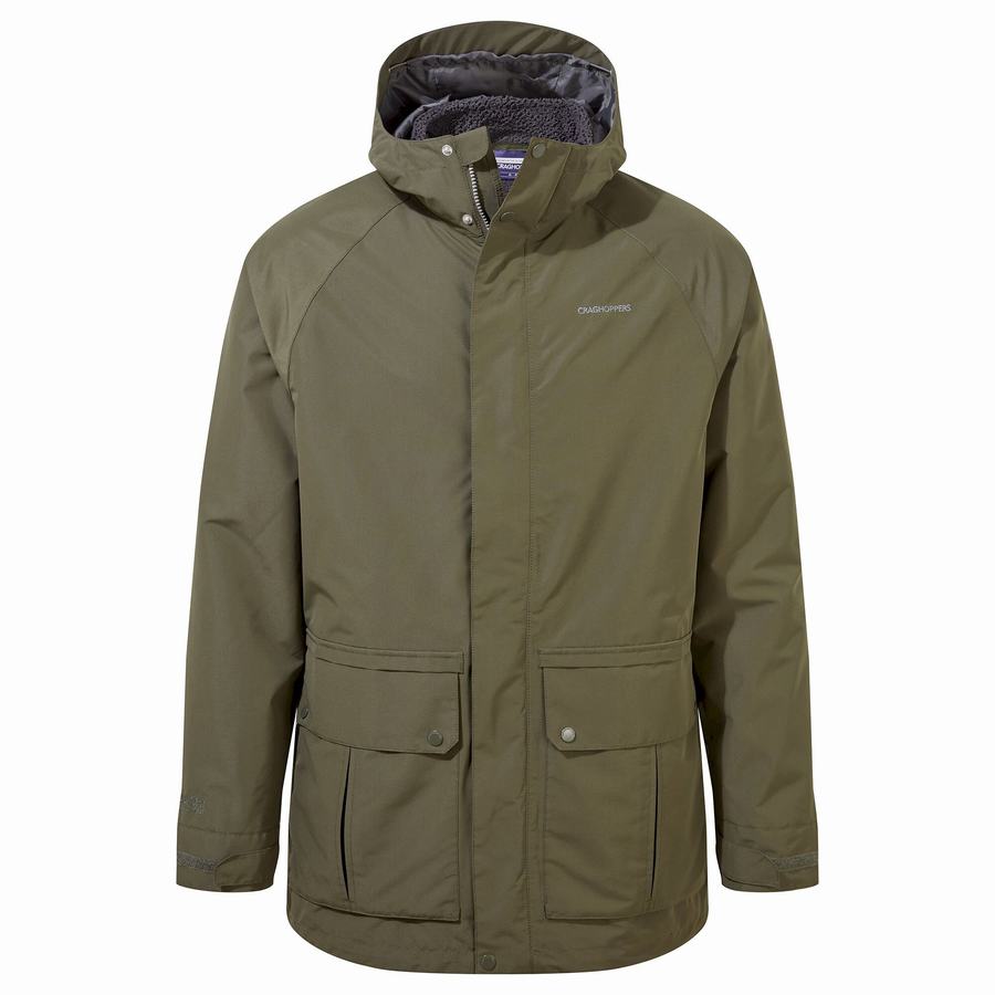 Men's Craghoppers Milford 3 In 1 Jackets Green | CWF6492OL