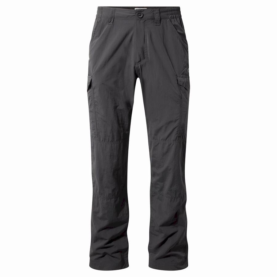 Men's Craghoppers NosiLife Cargo II Trousers Black | JFC7180CP