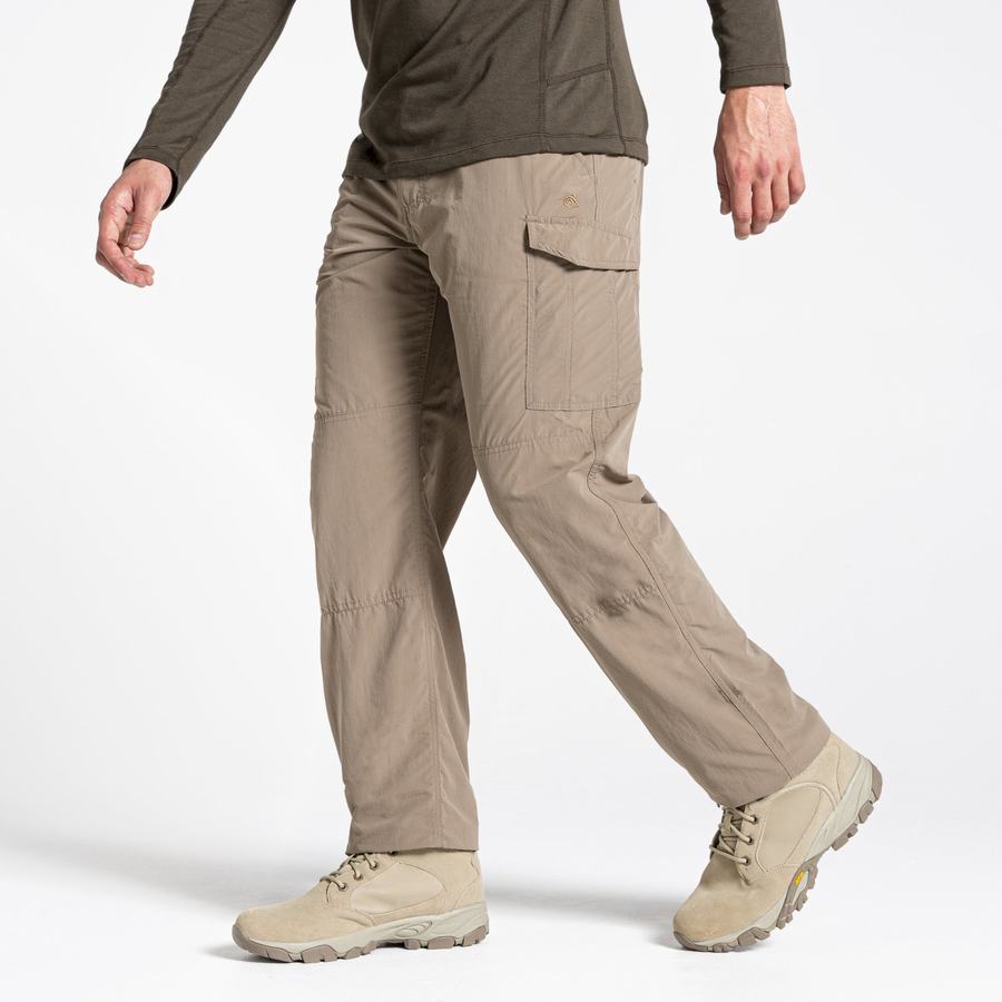 Men's Craghoppers NosiLife Cargo II Trousers Khaki | QVB669ZJ