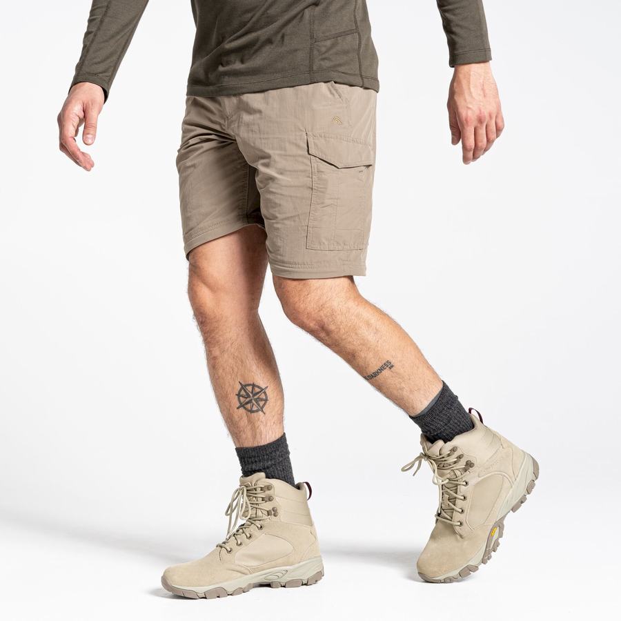 Men's Craghoppers NosiLife II Trousers Khaki | FTW4055VB