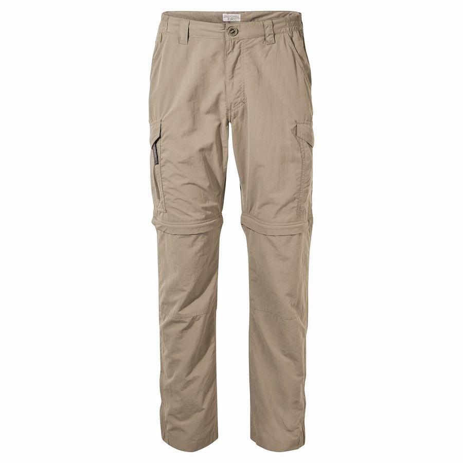 Men's Craghoppers NosiLife II Trousers Khaki | FTW4055VB