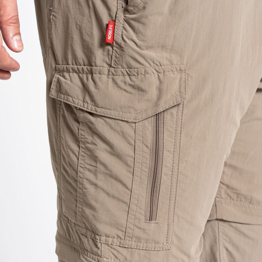 Men's Craghoppers NosiLife II Trousers Khaki | FTW4055VB