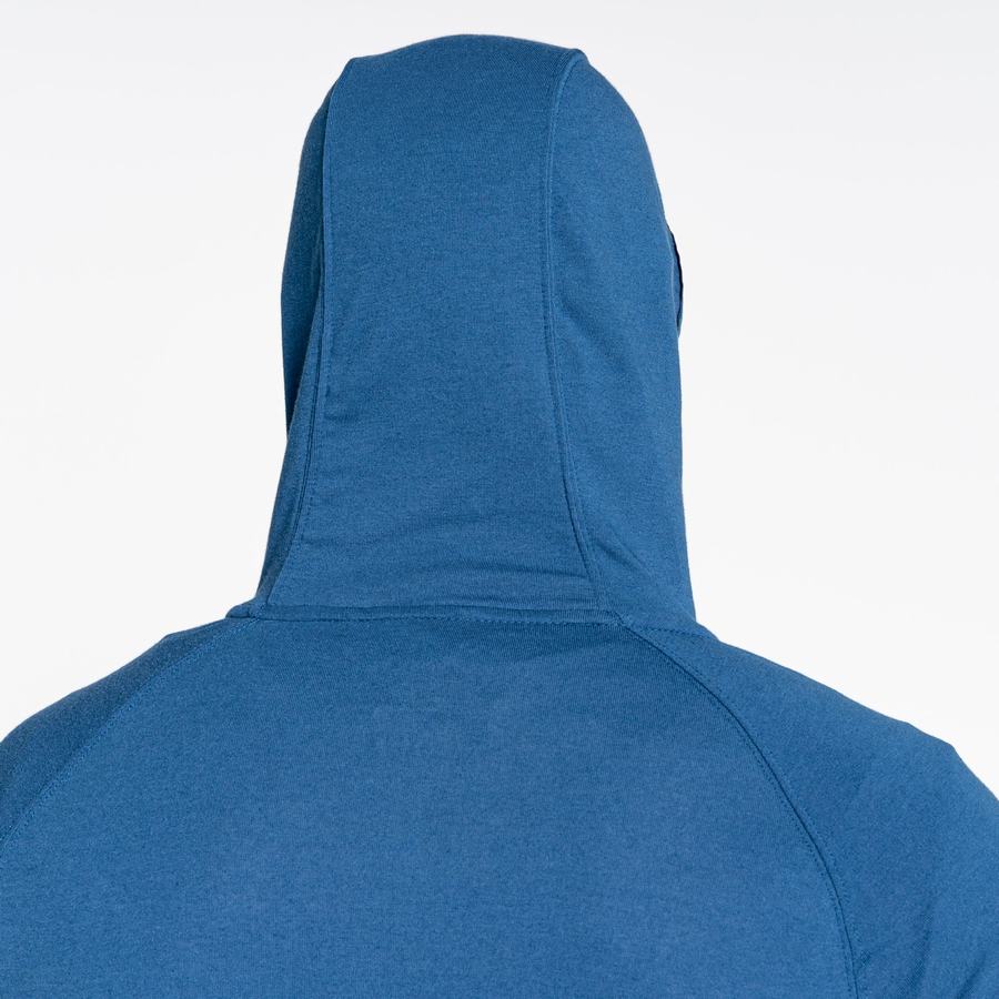 Men's Craghoppers NosiLife Nepos Hooded T-Shirts Navy Blue | QHA555EF