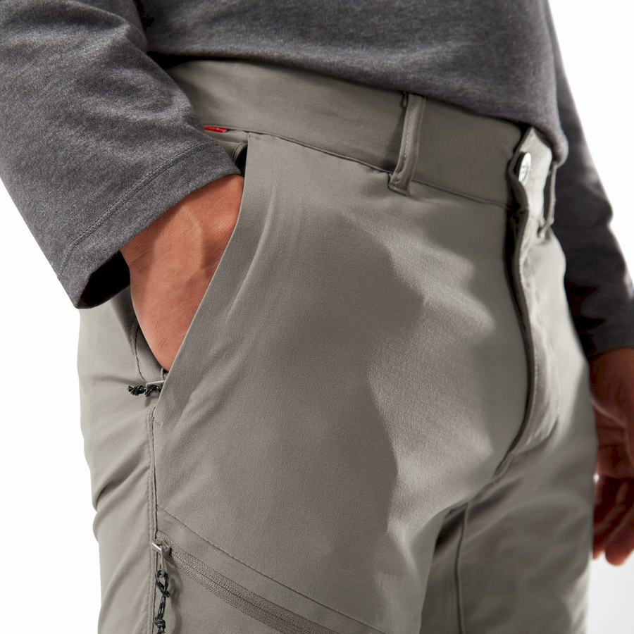 Men's Craghoppers NosiLife Pro Active Shorts Grey | XOQ136WO