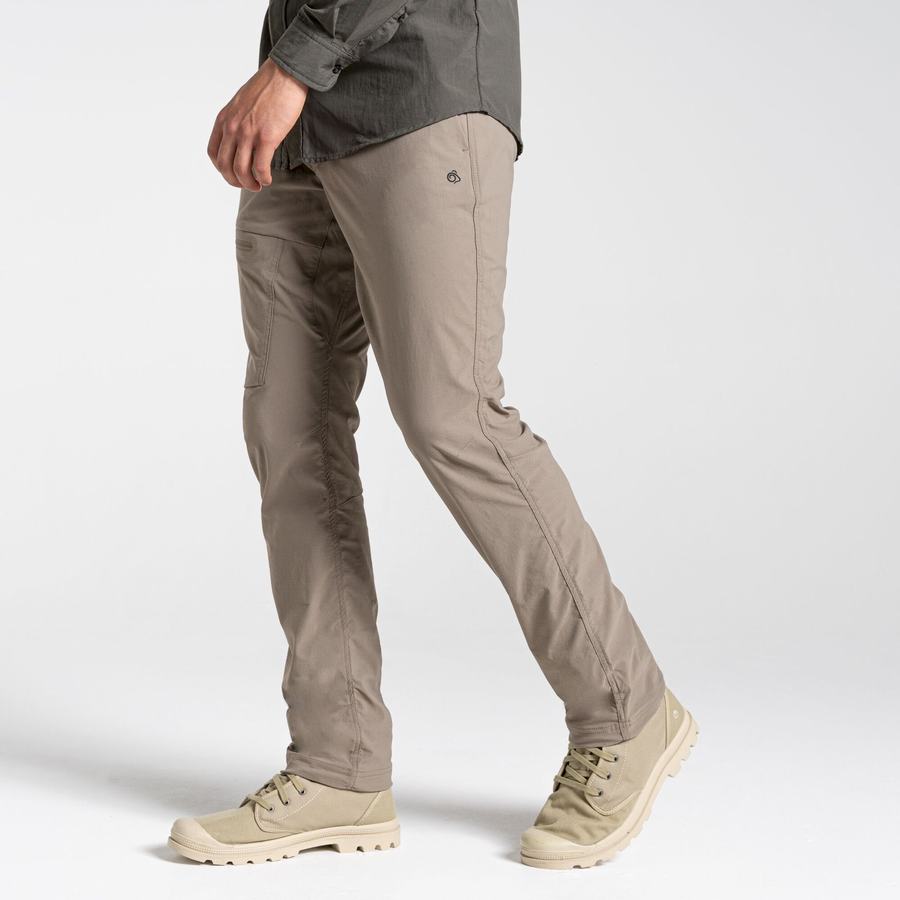 Men's Craghoppers NosiLife Pro Active Trousers Khaki | QEF6327BV