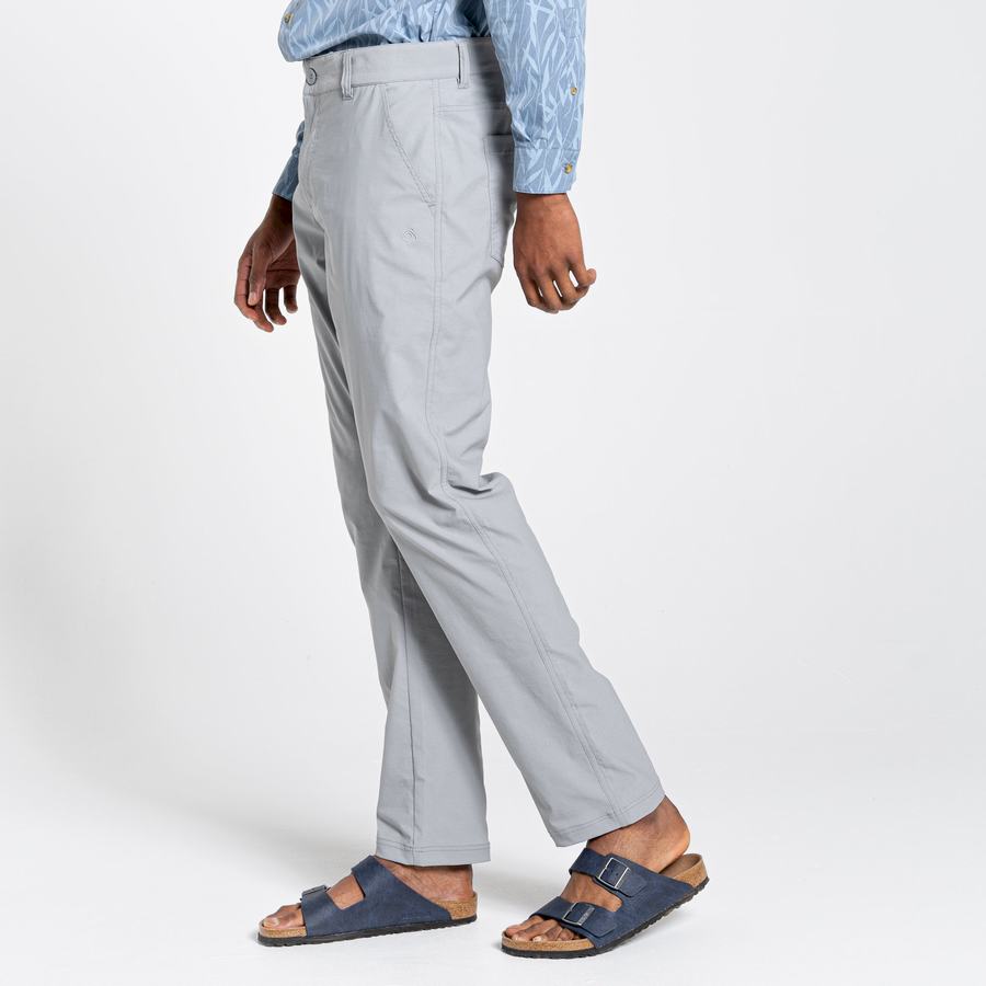 Men's Craghoppers NosiLife Santos Trousers Grey | MDL8279MO