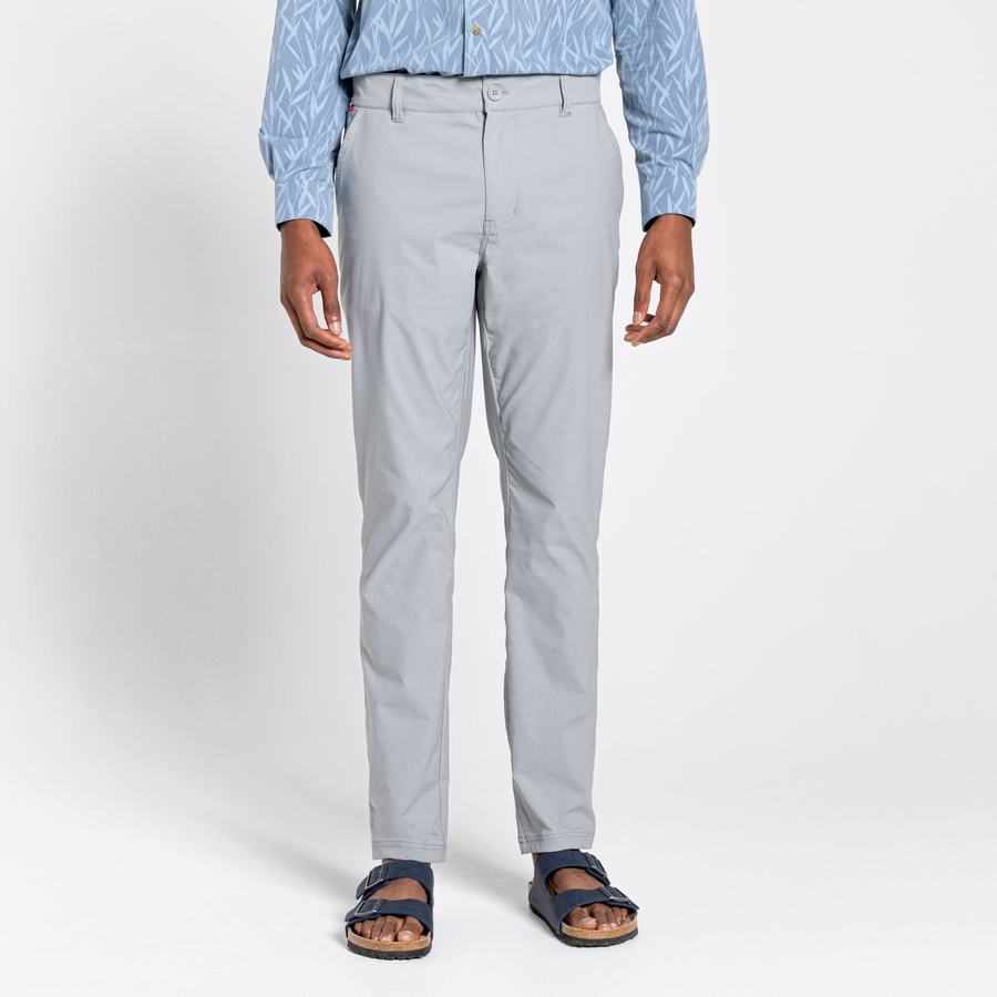 Men's Craghoppers NosiLife Santos Trousers Grey | MDL8279MO