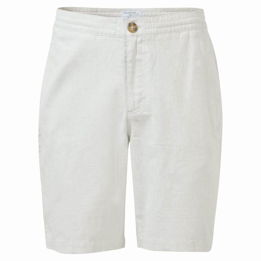 Men's Craghoppers Nosibotanical Buck Shorts Silver | LCY2334AF