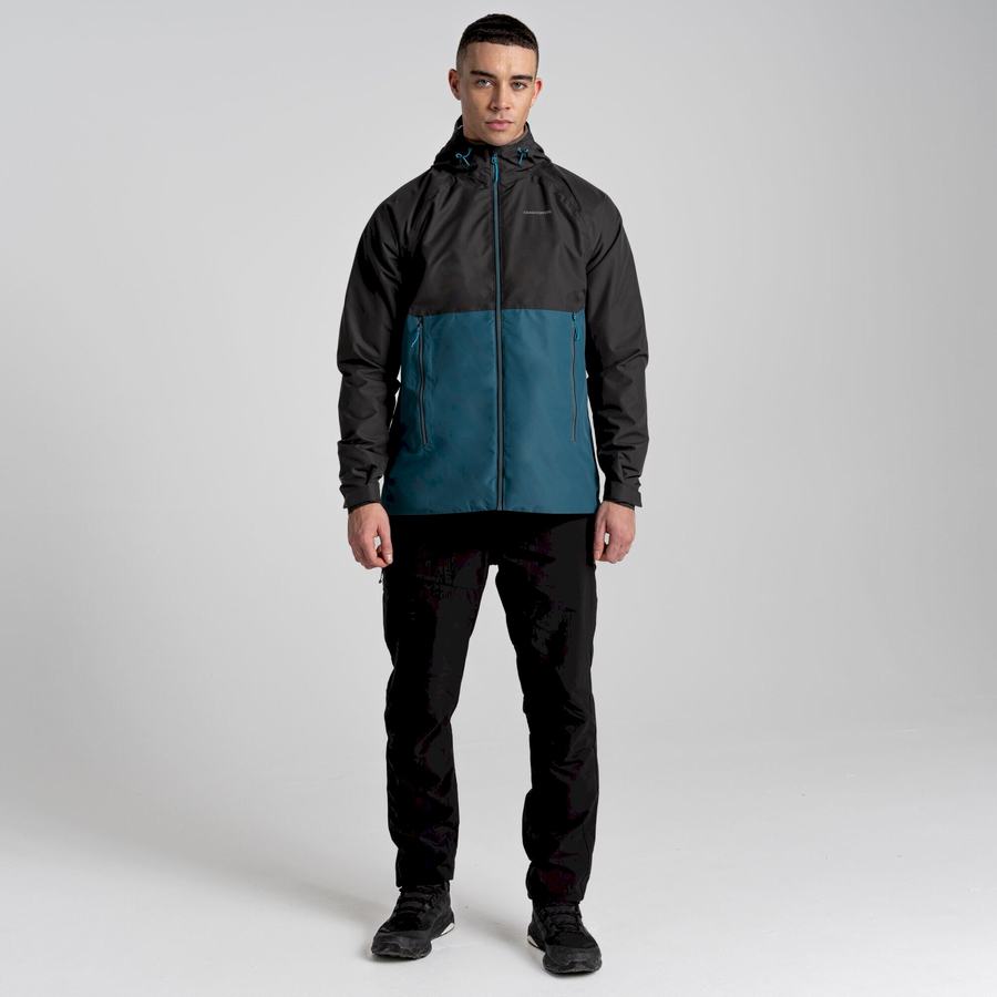 Men's Craghoppers Sebastian Jackets Black Green | IYA4450GV