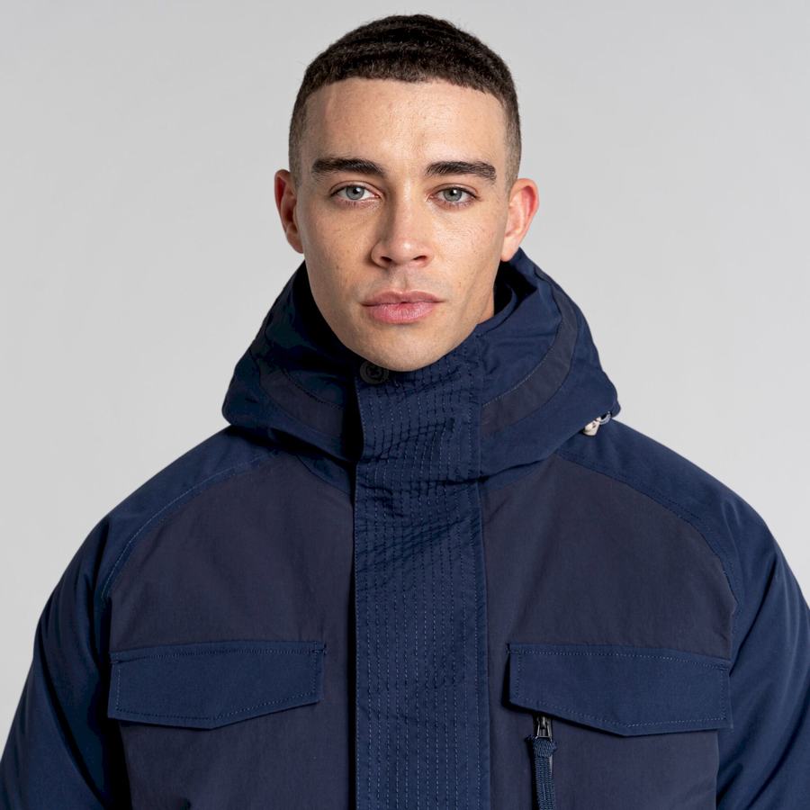 Men's Craghoppers Sinclair Insulated Jackets Blue Navy | EOJ7014JY