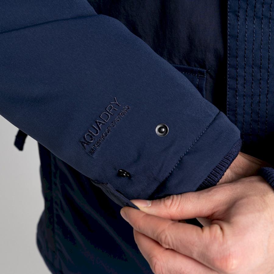 Men's Craghoppers Sinclair Insulated Jackets Blue Navy | EOJ7014JY