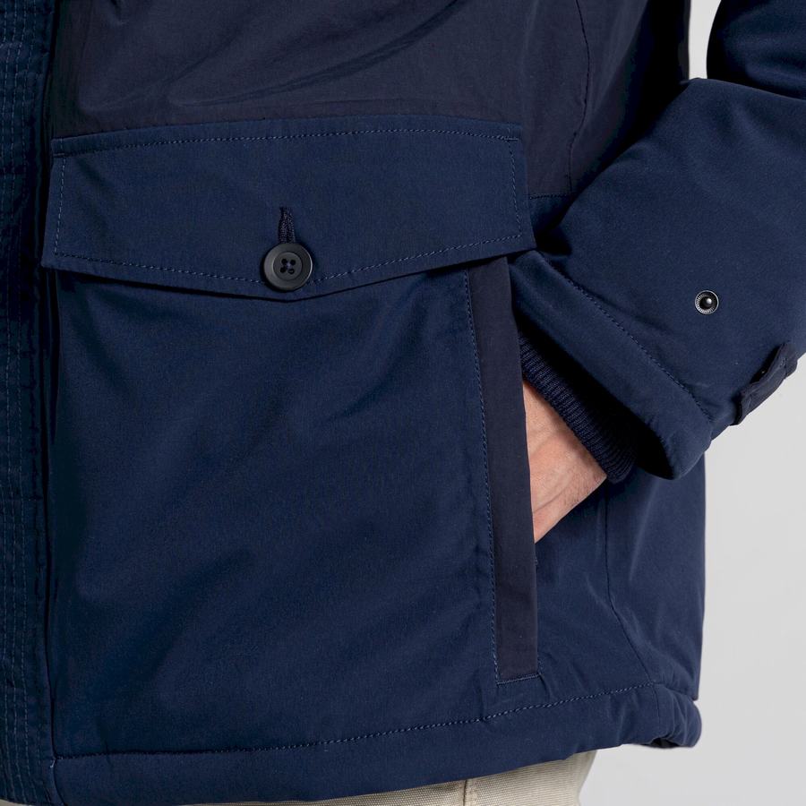 Men's Craghoppers Sinclair Insulated Jackets Blue Navy | EOJ7014JY