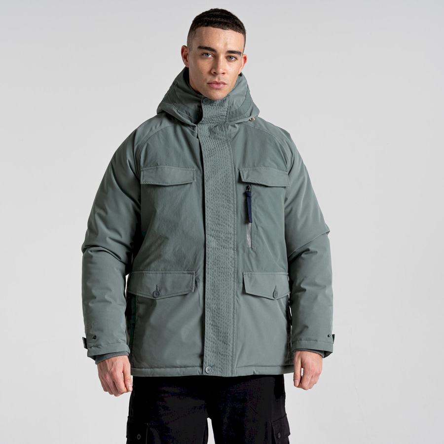 Men's Craghoppers Sinclair Insulated Jackets Green | POQ234SR