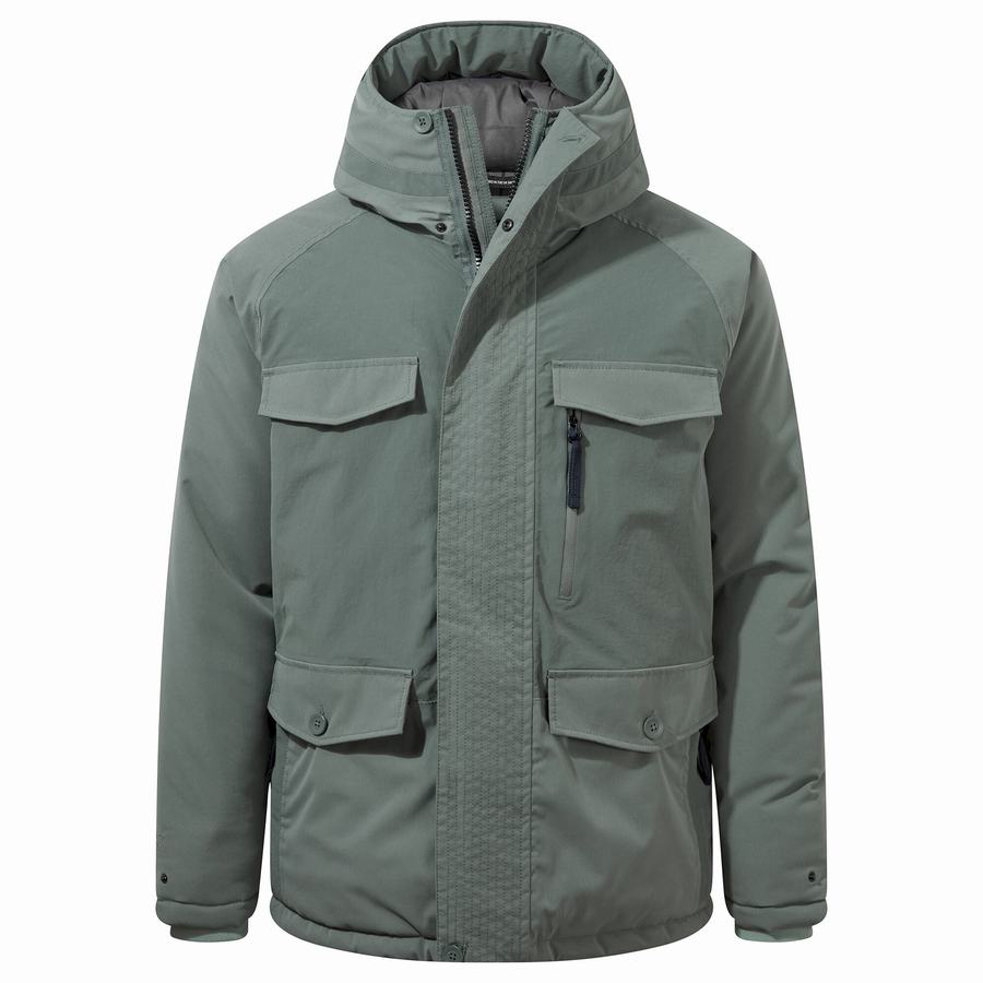 Men\'s Craghoppers Sinclair Insulated Jackets Green | POQ234SR