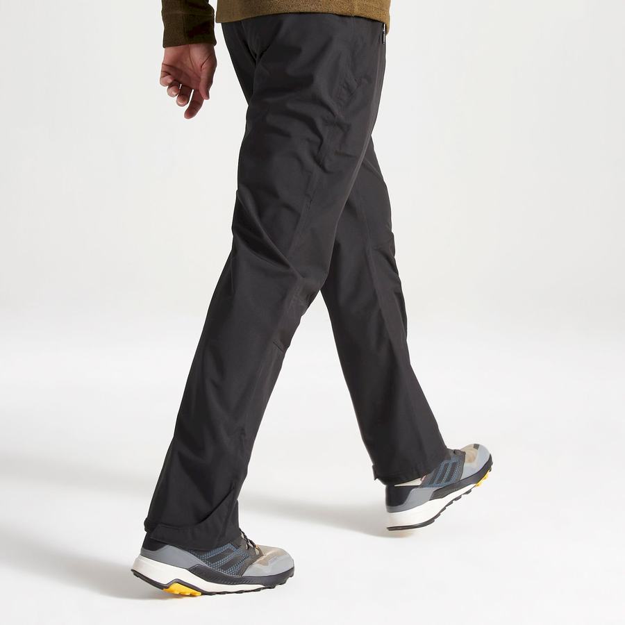 Men's Craghoppers Stefan II Waterproof Trousers Black | RKY7578OE