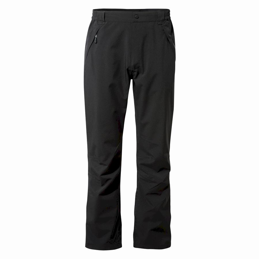 Men's Craghoppers Stefan II Waterproof Trousers Black | RKY7578OE