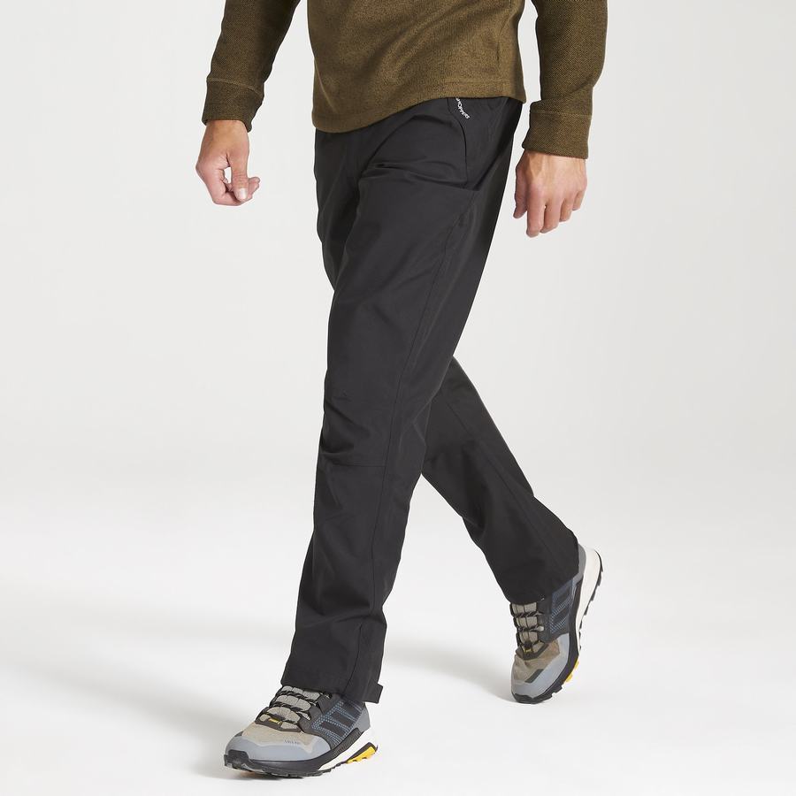 Men's Craghoppers Stefan II Waterproof Trousers Black | RKY7578OE