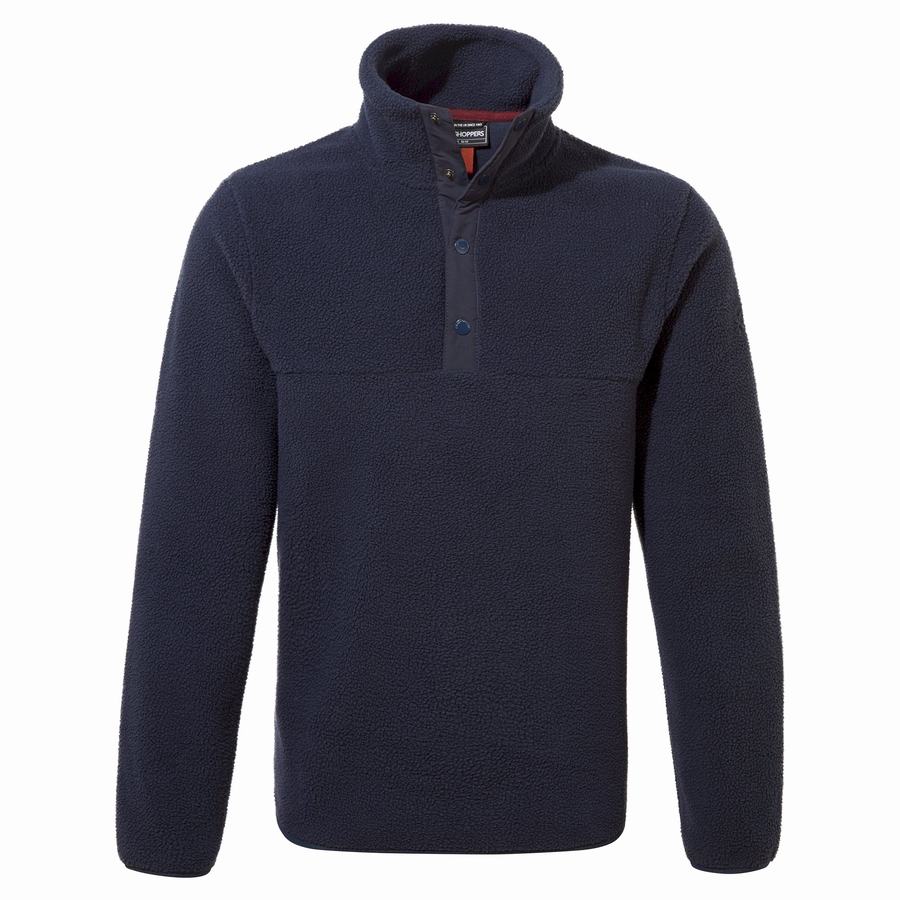 Men\'s Craghoppers Sulivan Overhead Sweaters Blue Navy | YHO7387SN