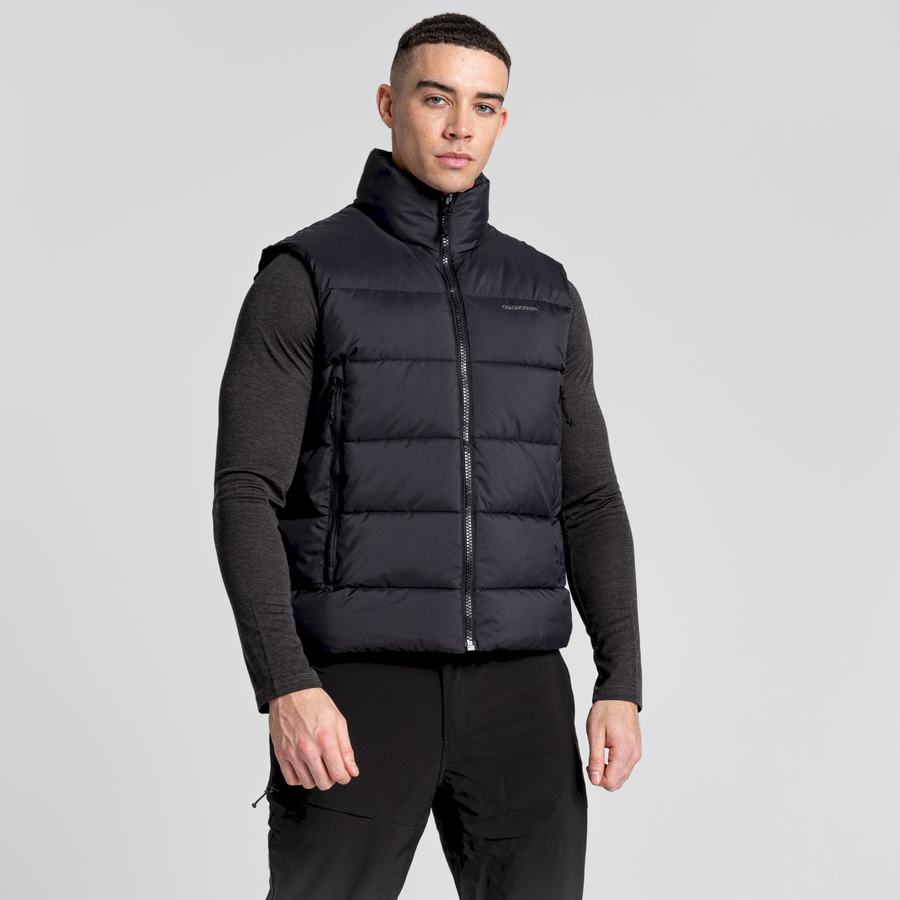 Men's Craghoppers Sutherland Vest Gilets Black | RXI9795DQ