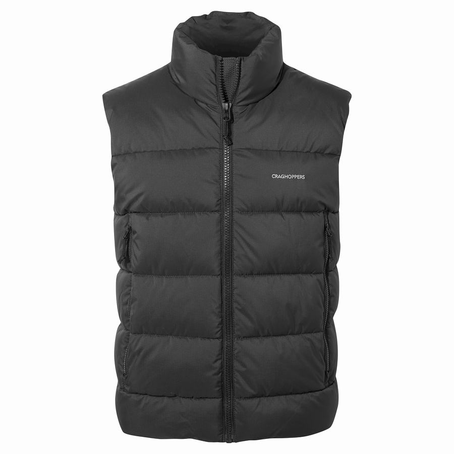 Men's Craghoppers Sutherland Vest Gilets Black | RXI9795DQ