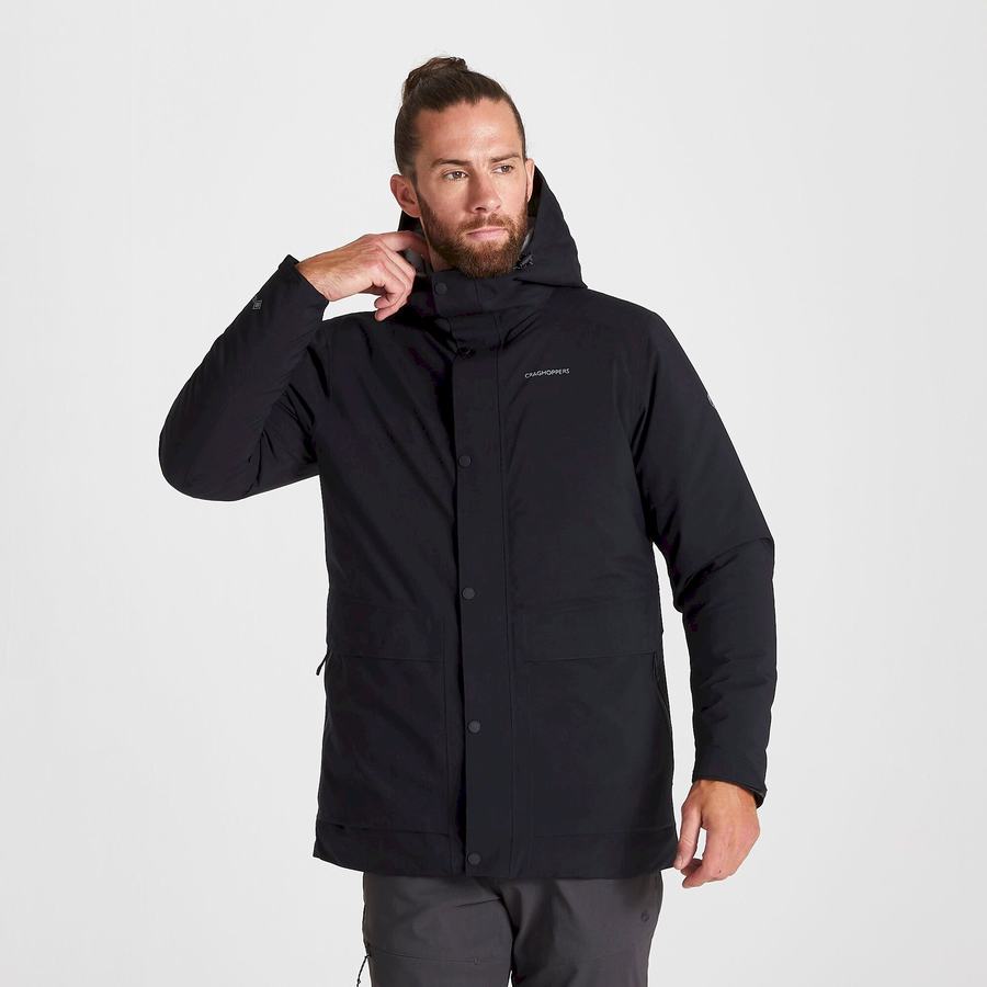 Men's Craghoppers Talo Thermic GORE-TEX Jackets Black | EEX1737ID