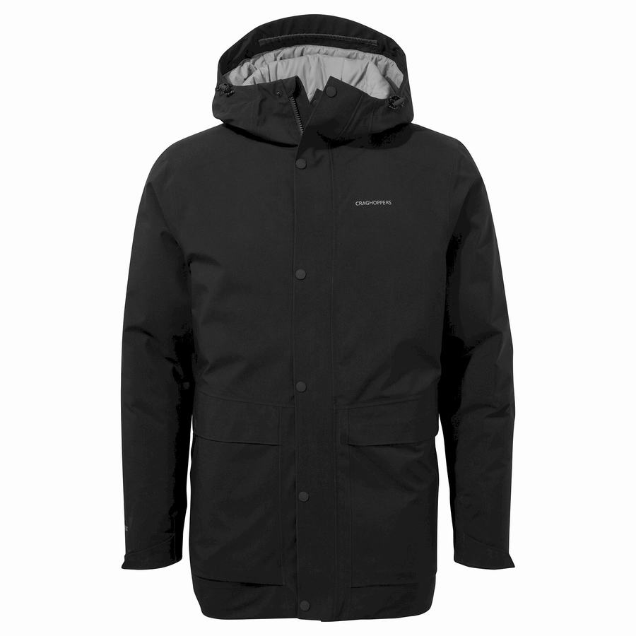 Men's Craghoppers Talo Thermic GORE-TEX Jackets Black | EEX1737ID