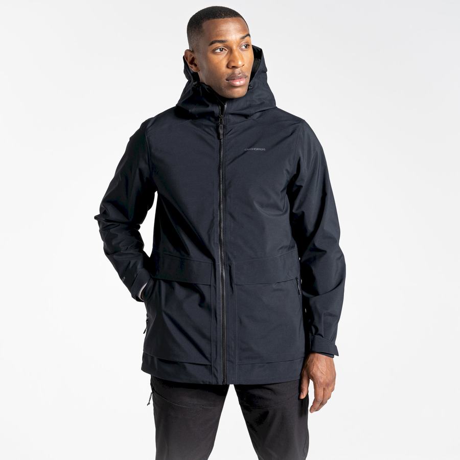 Men's Craghoppers Toledo GORE-TEX Jackets Black | NIW786VP