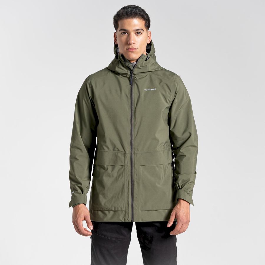 Men's Craghoppers Toledo GORE-TEX Jackets Green | TOU1950QQ