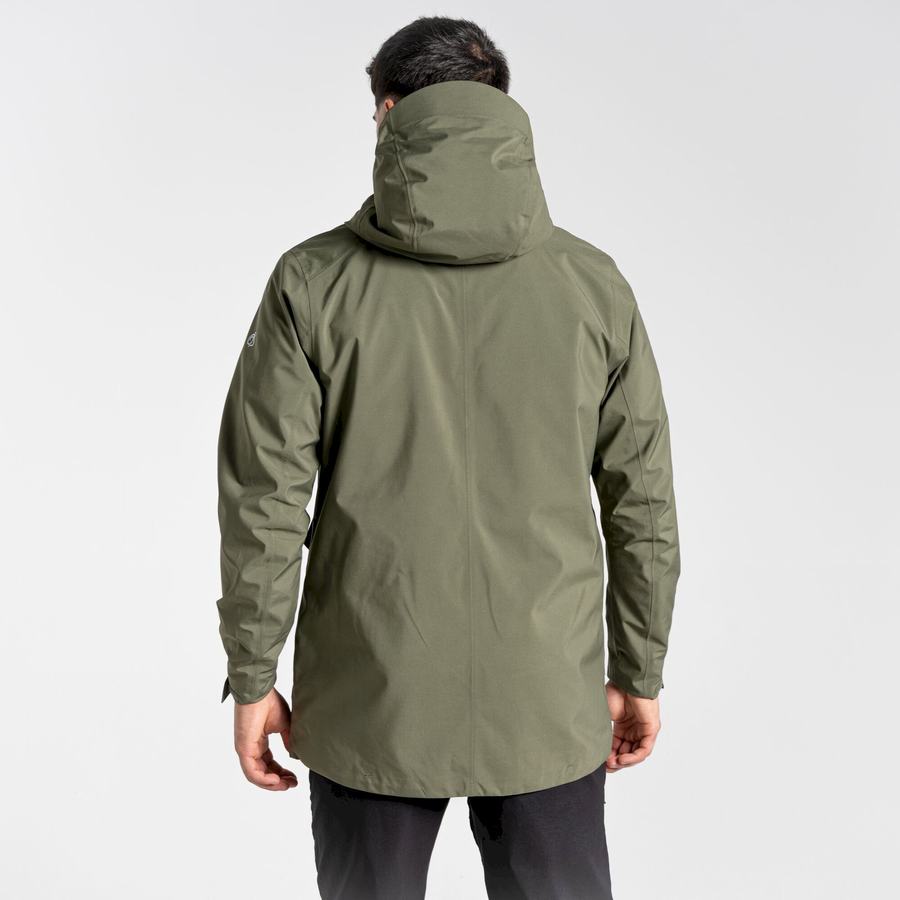 Men's Craghoppers Toledo GORE-TEX Jackets Green | TOU1950QQ