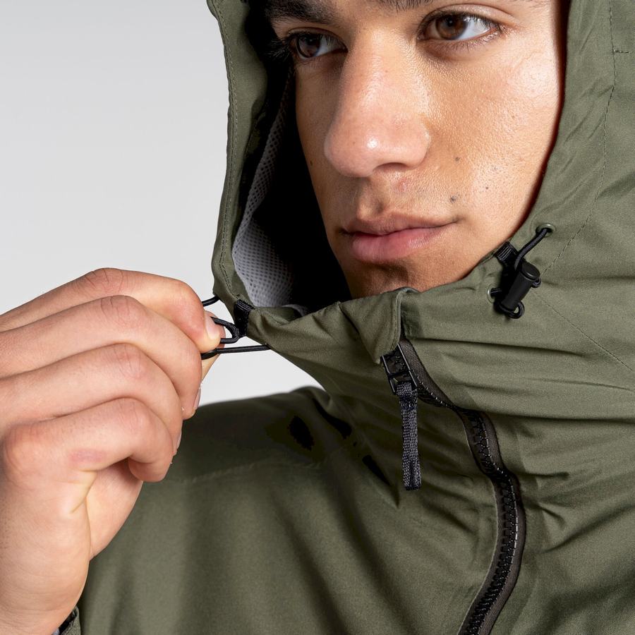 Men's Craghoppers Toledo GORE-TEX Jackets Green | TOU1950QQ