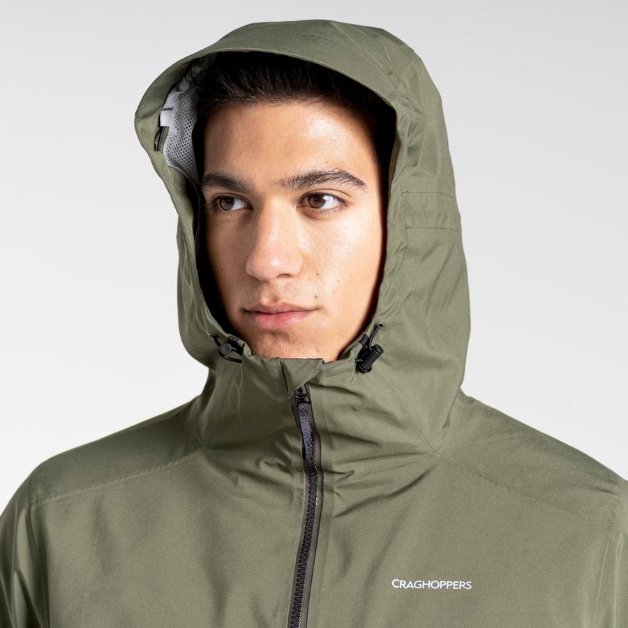 Men's Craghoppers Toledo GORE-TEX Jackets Green | TOU1950QQ