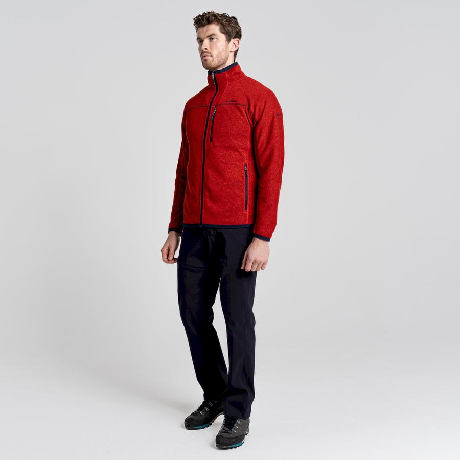 Men's Craghoppers Torney Sweaters Red | CVK7541YA