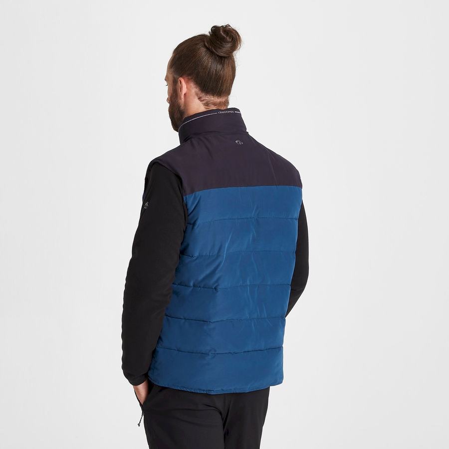 Men's Craghoppers Trillick Downlike Gilets Navy Blue | NTE8259LS