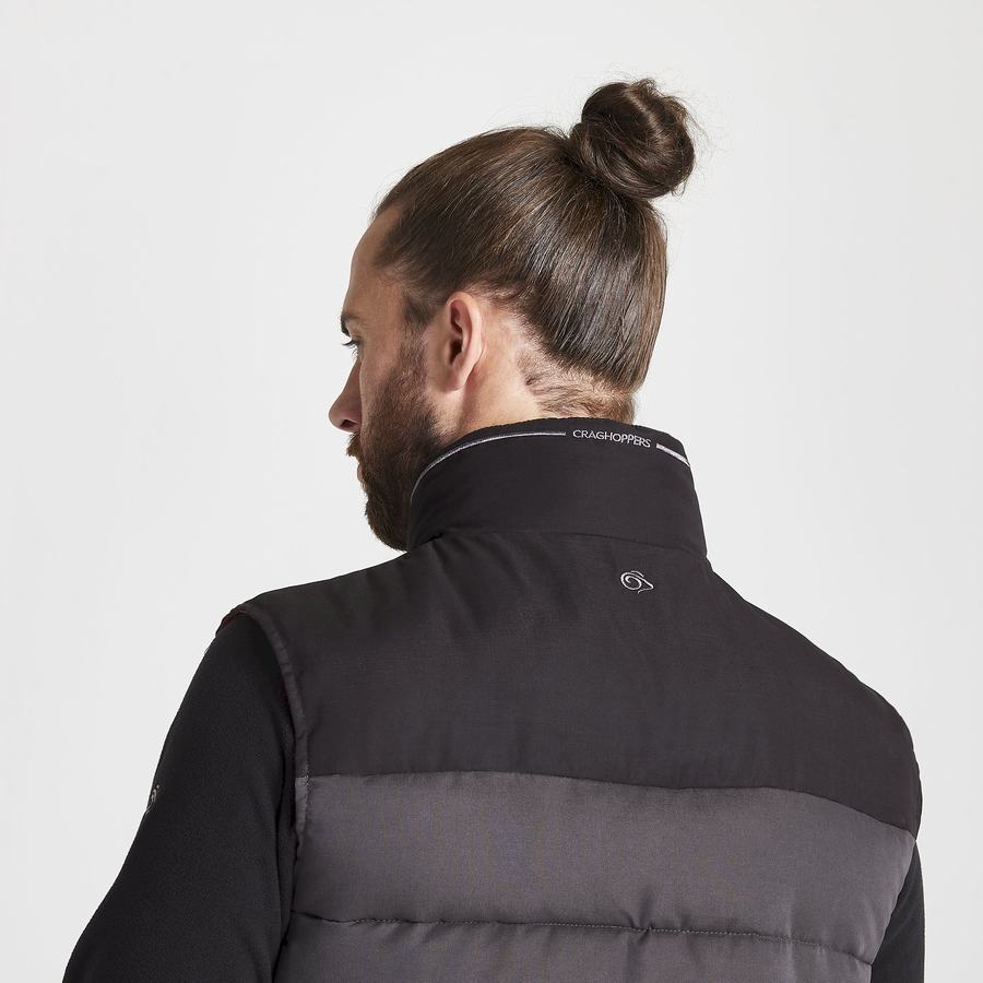 Men's Craghoppers Trillick Downlike Gilets Black | ZIA974MK