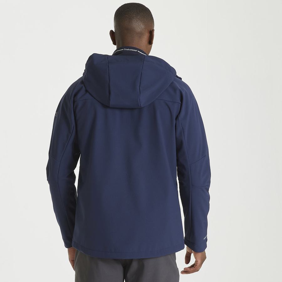 Men's Craghoppers Tripp Hooded Jackets Blue Navy | LQS716ME