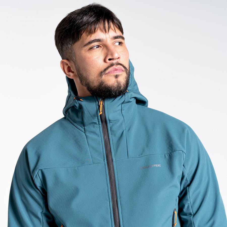 Men's Craghoppers Tripp Hooded Jackets Green | LTY1444DC