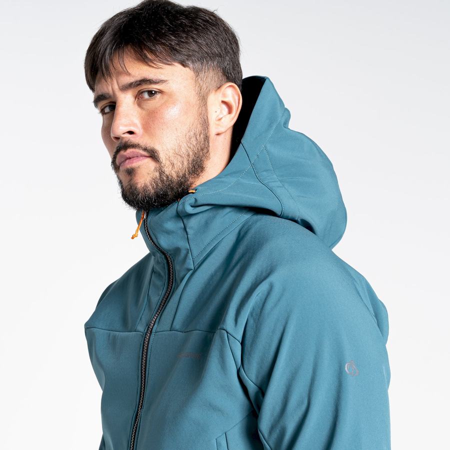 Men's Craghoppers Tripp Hooded Jackets Green | LTY1444DC