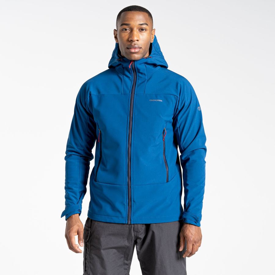 Men's Craghoppers Tripp Hooded Jackets Navy Blue | LWS9324VQ