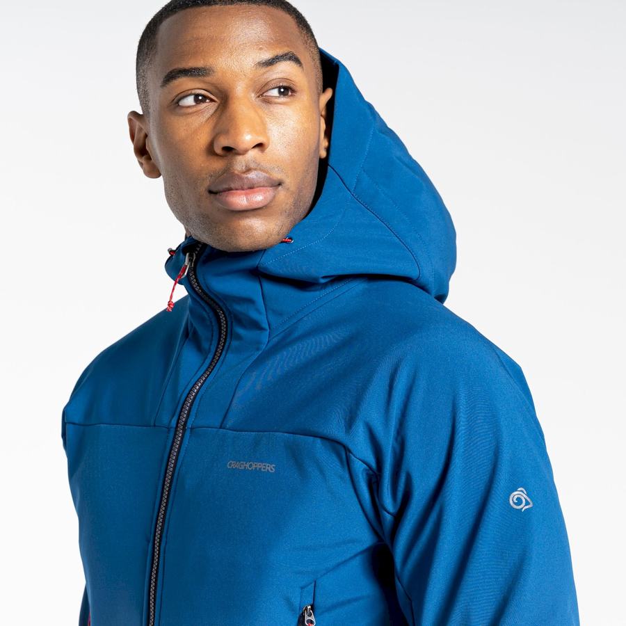 Men's Craghoppers Tripp Hooded Jackets Navy Blue | LWS9324VQ