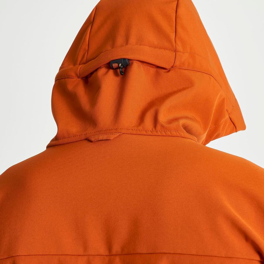 Men's Craghoppers Tripp Hooded Jackets Orange | TYJ6011WM