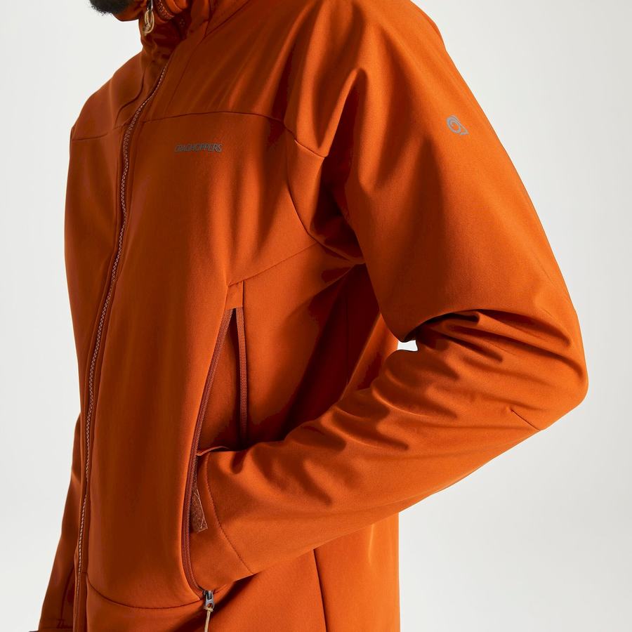 Men's Craghoppers Tripp Hooded Jackets Orange | TYJ6011WM