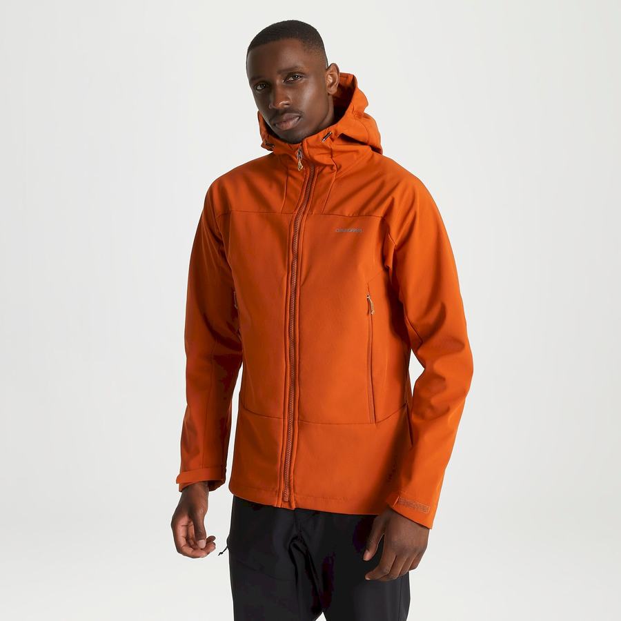 Men's Craghoppers Tripp Hooded Jackets Orange | TYJ6011WM