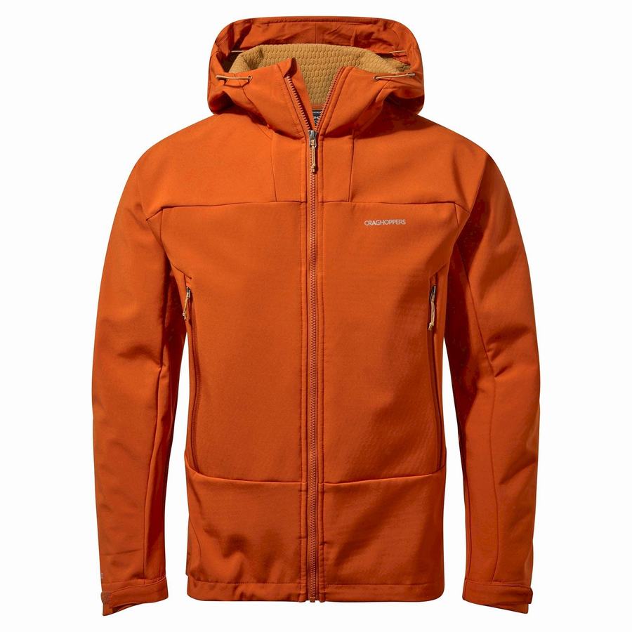 Men\'s Craghoppers Tripp Hooded Jackets Orange | TYJ6011WM