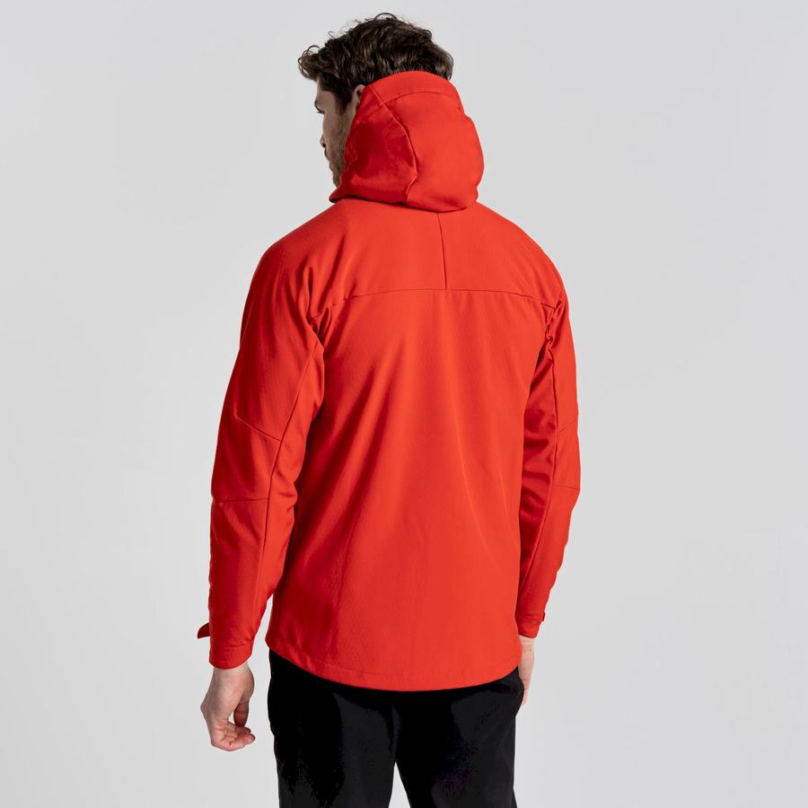 Men's Craghoppers Tripp Hooded Jackets Red | EYJ6118IY