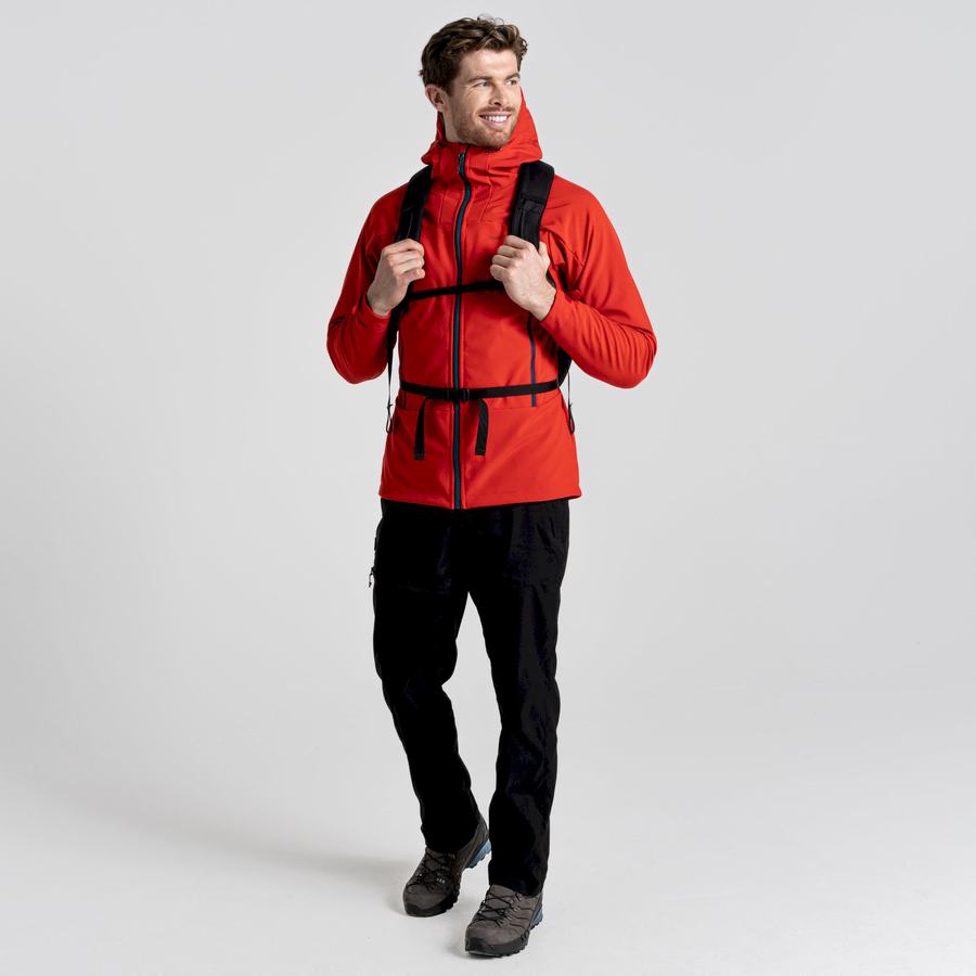 Men's Craghoppers Tripp Hooded Jackets Red | EYJ6118IY